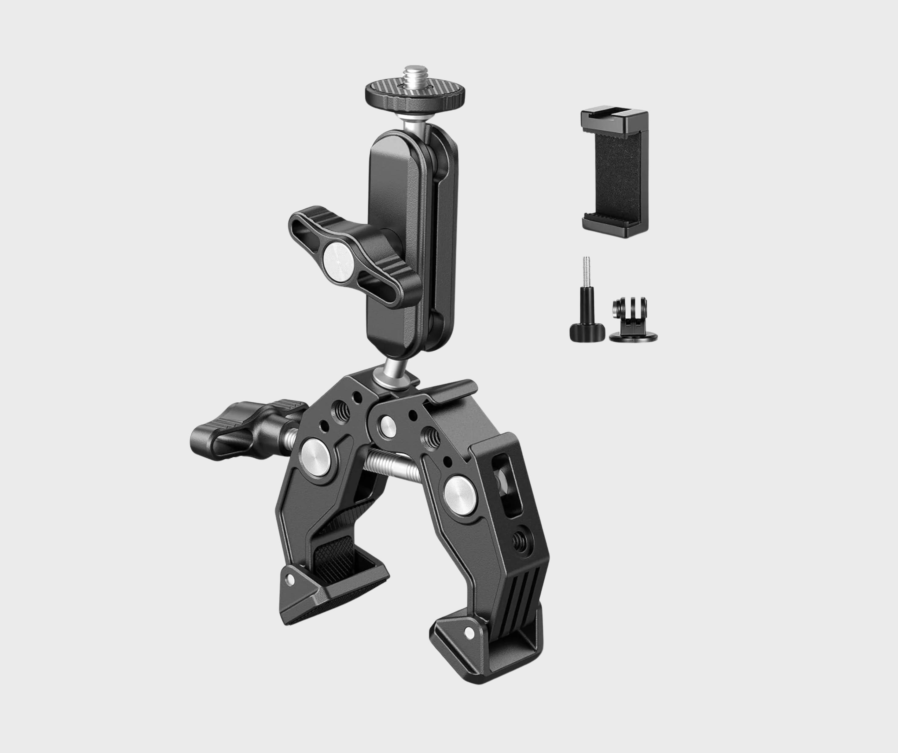 NEEWER ST83 Super Clamp with 3" Dual Ballhead Magic Arm