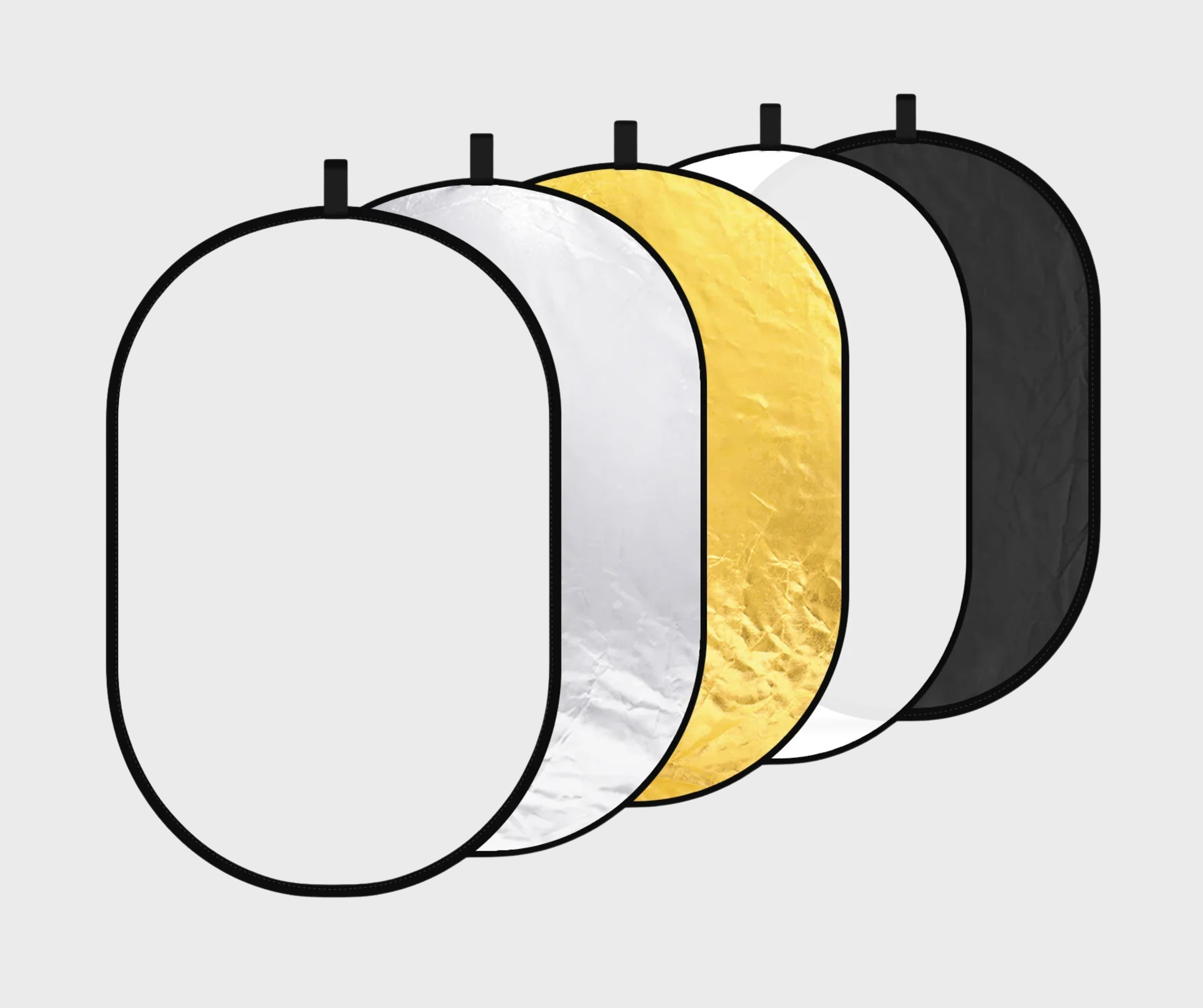 FX Studio 5-in-1 Oval Portable Photography Reflector