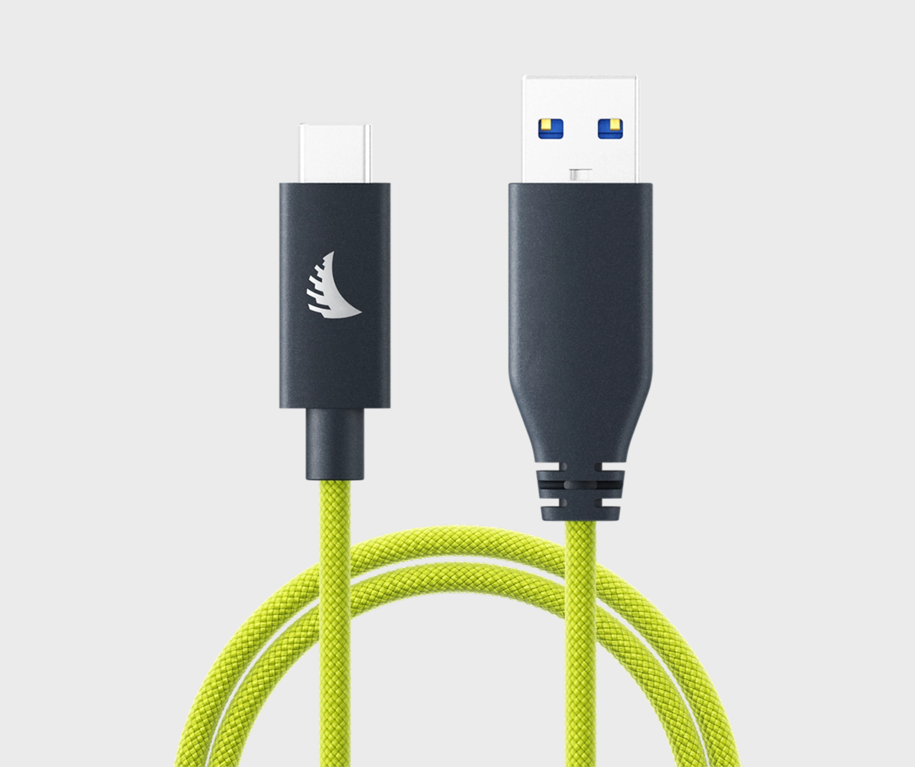 AngelBird USB A-to-C 3.2 Solid Flex™ Cable Lime 32 cm | 1 ft