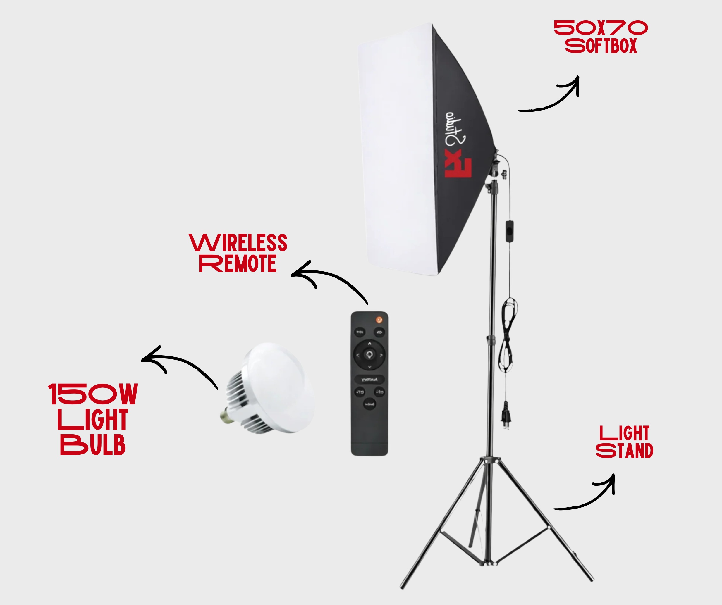 FX Studio Creator Softbox Kit 150W