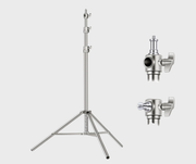 Fx Studio Heavy Duty Stainless Steel Light Stand 2.1m ( 7kg Load Capacity )
