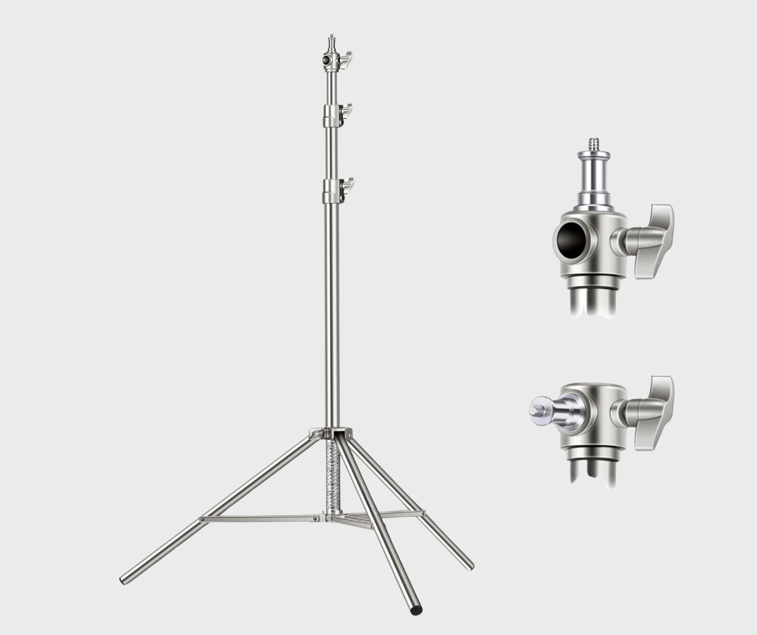 Fx Studio Heavy Duty Stainless Steel Light Stand 2.1m ( 7kg Load Capacity )