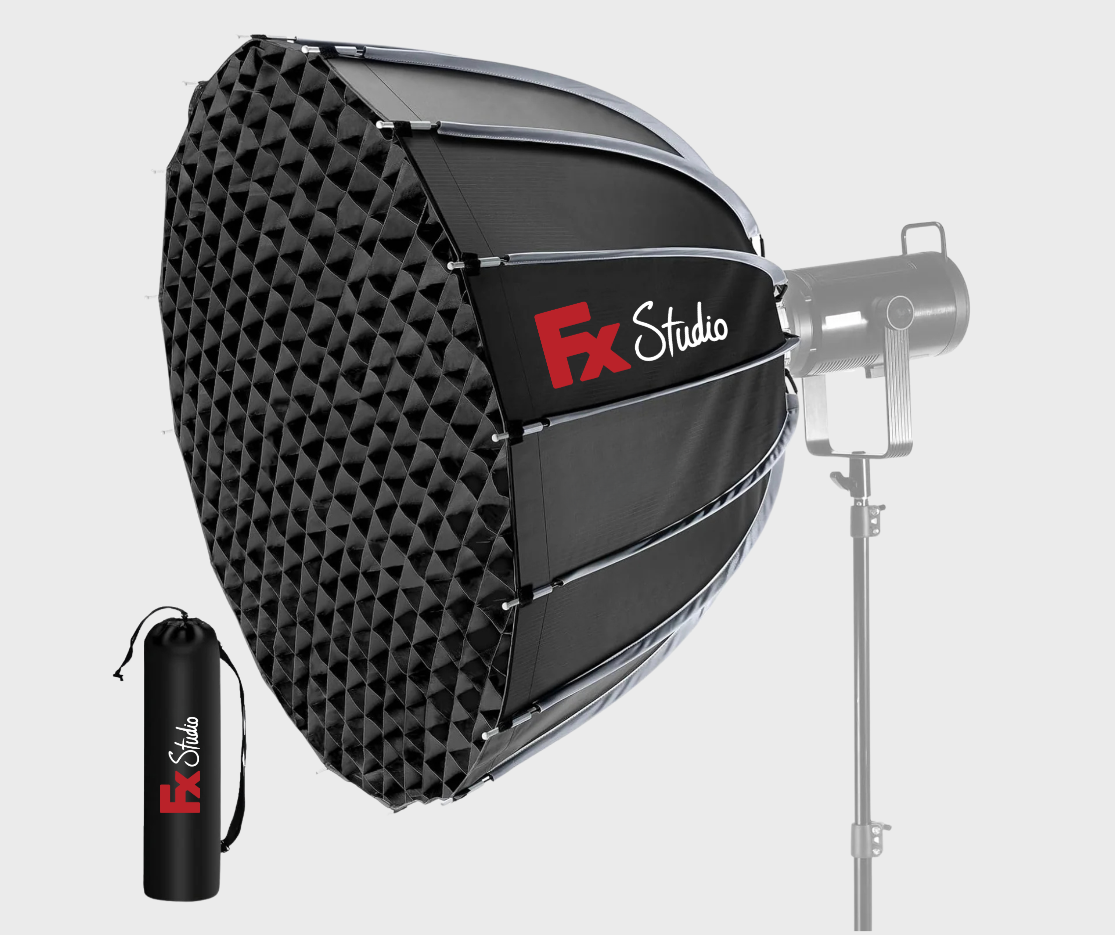 Fx Studio 90cm Deep Parabolic Softbox with Grid (Bowens Mount)