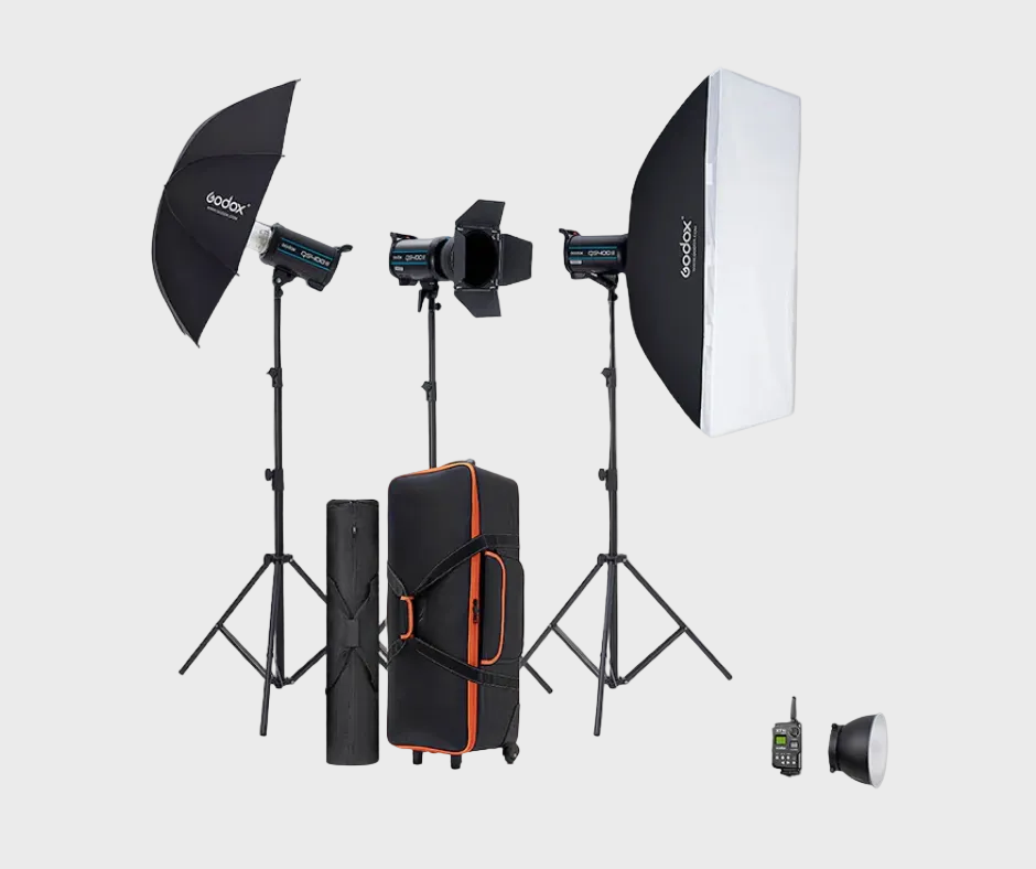 Godox QSII800 Studio Flash 3 Sets Kit
