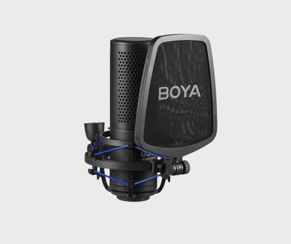 BOYA BY-M1000 Pro Large Diaphragm Studio Condenser Microphone