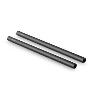 SmallRig 2pcs 15mm Black Aluminum Alloy Rod