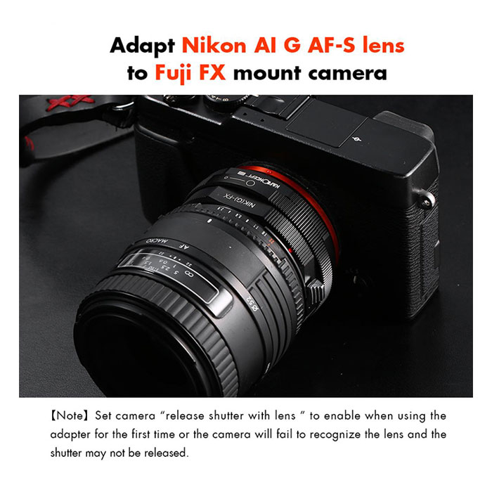 K&F M18115 Nikon G-FX PRO high precision adapter {Orange}
