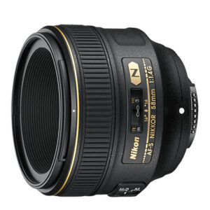 This Nikkor AF-S NIKKOR 58mm f/1.4G, is a lens designed to excel in low-light and nighttime applications. Its fast f/1.4 maximum aperture produces outstanding evenly lit images with edge-to-edge