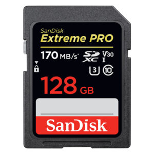 SanDisk Extreme PRO 128GB SDXC 170MB/s C10 UHS-I Memory Card