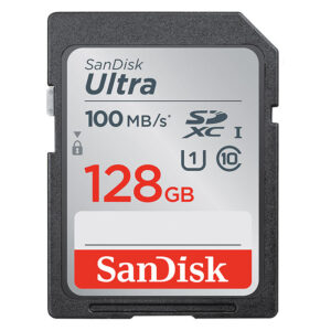 SanDisk Ultra 128GB SDHC 100MB/s C10 UHS-I Memory Card