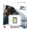 Kingston Canvas Select Plus 64GB SDHC 100MB/s C10 UHS-I Memory Card 4