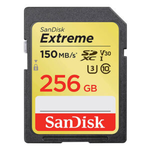 SanDisk Extreme PLUS 256GB SDXC 150MB/s C10 UHS-I Memory Card