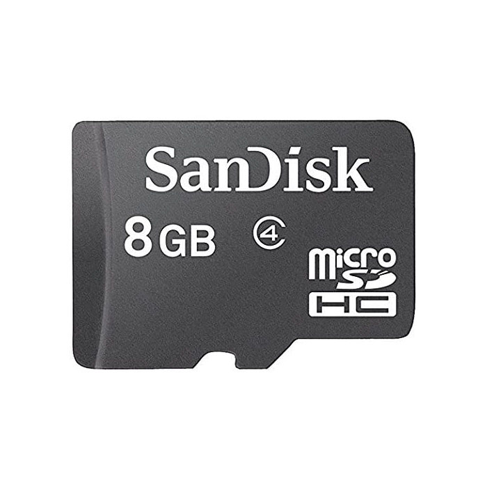 Sandisk-Micro SD HC Memory Card 8 GB