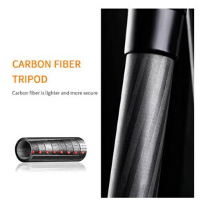 K&F SA254C1 Professional Carbon Fiber Tripod Monopod Kit