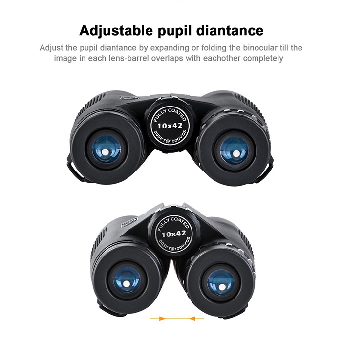 K&F 10x42 HD Binoculars BAK4