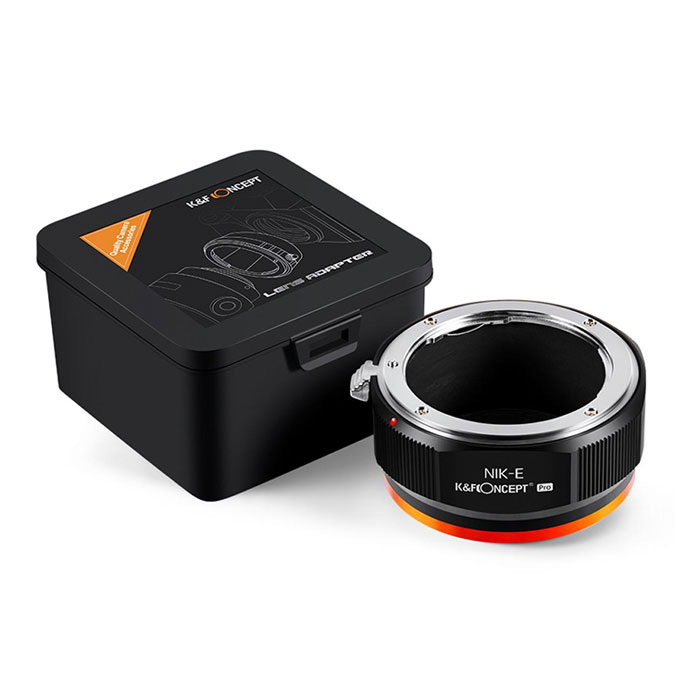 K&F M11105 NIKON-NEX PRO high precision lens adapter {Orange}