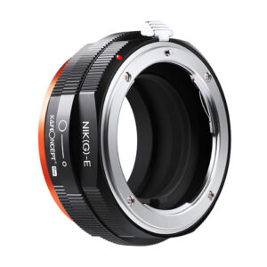 K&F M18105 Nikon (G)-NEX PRO high precision lens adapter {Orange}