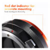 K&F M18105 Nikon (G)-NEX PRO high precision adapter {Orange}