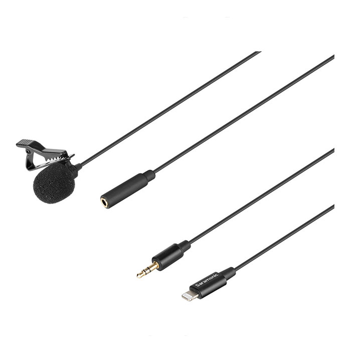 Saramonic LavMicro U1A Lavalier Mic for iOS Devices {200cm Cable} 6
