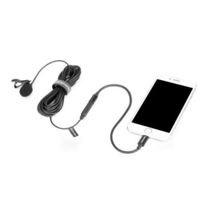 Saramonic LavMicro U1B Omnidirectional Lavalier Microphone with Lightning Connector for iOS Devices {600cm Cable}