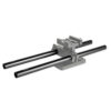 SmallRig 2pcs 15mm Black Aluminum Alloy Rod (M12-30cm) 12inch 1053 8