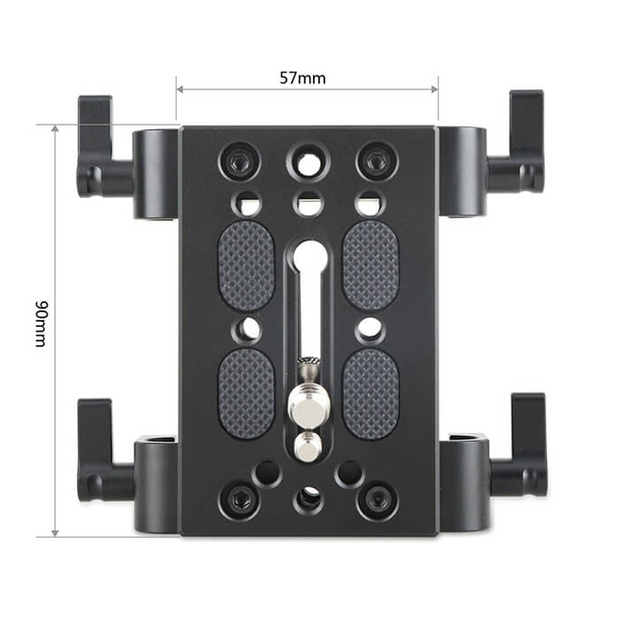 SmallRig Baseplate with Dual 15mm Rod Clamp 1798 8