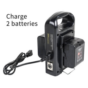 CAME-TV Mini 99 Lightweight V-Mount Battery 2-Pack with Dual Charger Kit