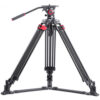CAME-TV 10 KG Aluminum Fiber Video Tripod With Fluid Bowl Head And Spreader TP-605A