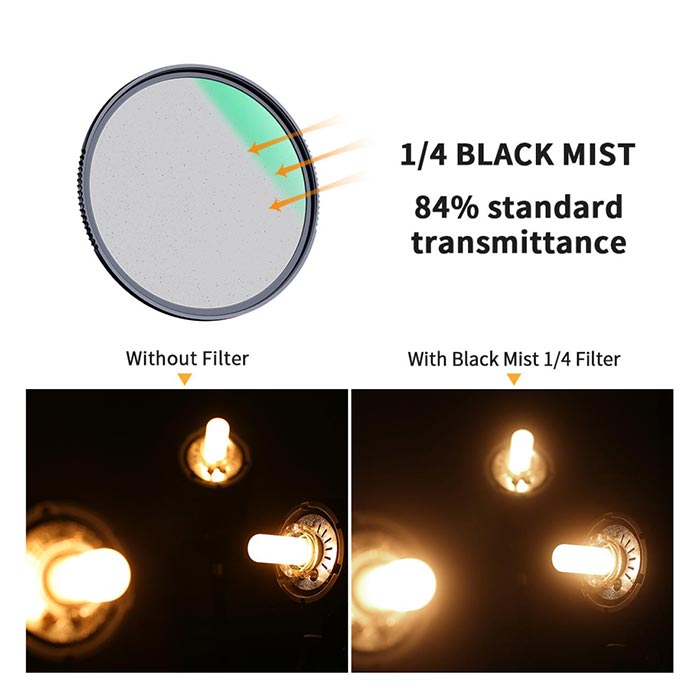 K&F Concept Pro Nano-X Black Mist Filter 1/4 5