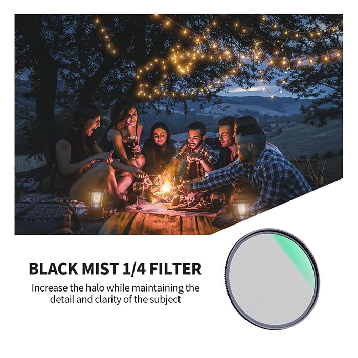 K&F Concept Pro Nano-X Black Mist Filter 1/4 7