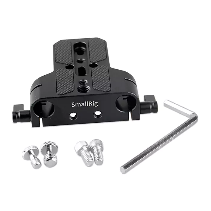 SmallRig Baseplate with Dual 15mm Rod Clamp 1674 1