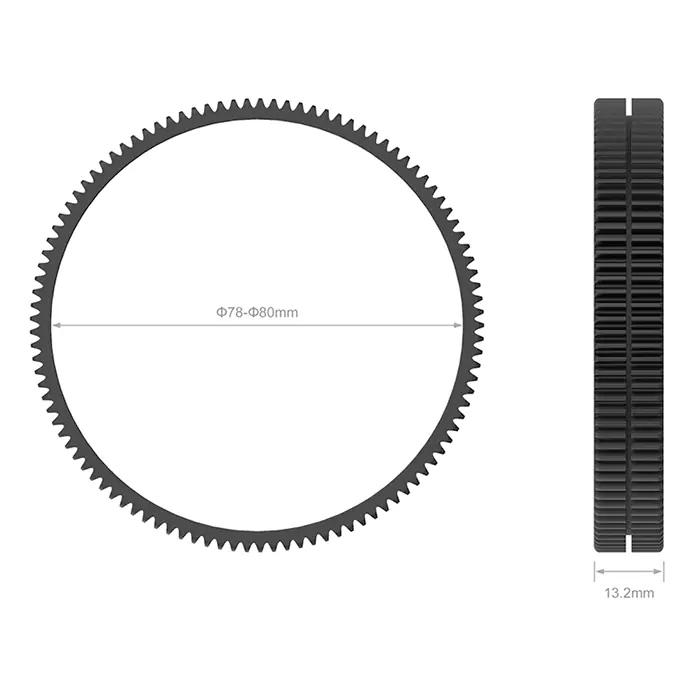 SmallRig Seamless Focus Gear Ring 78 to 80mm