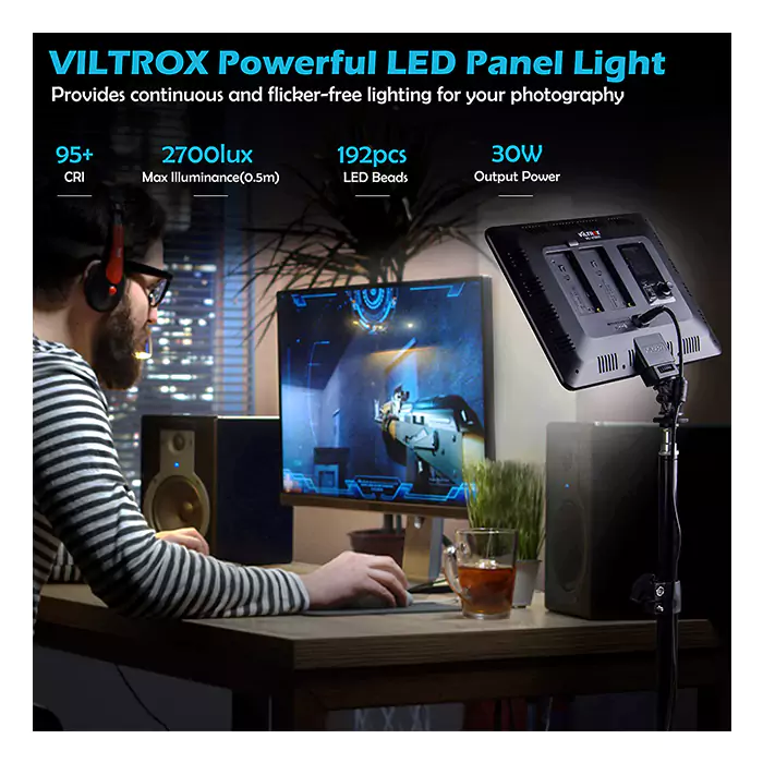 Viltrox VL-200T Bi-Color LED Video Light Panel