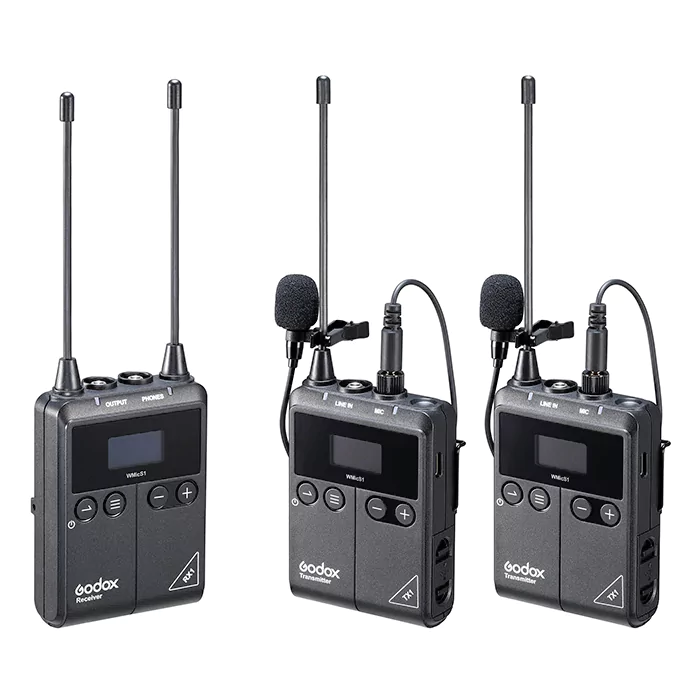 Godox WMicS1 Kit2 UHF Wireless Mic System