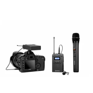 Boya BY-WM8 Pro-K4 UHF Dual-Channel Wireless Microphone System